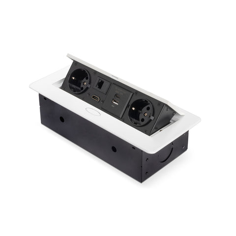 immagine-1-emuca-multipresa-a-scomparsa-da-scrivania-eu-con-2-prese-schuko-usb-ac-rj45-hdmi-bianco-ean-8432393295787