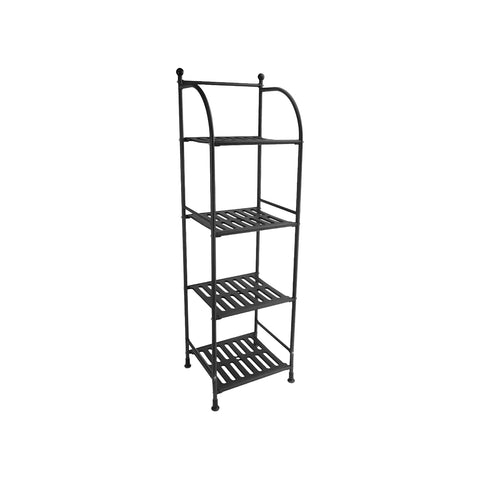 immagine-1-feridras-scaffale-portaoggetti-per-bagno-a-4-piani-in-metallo-nero-335x116x275cm-ean-8056471564567