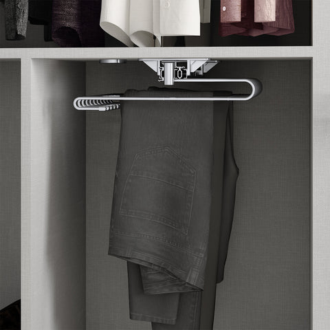 immagine-3-emuca-portapantaloni-estraibile-per-armadio-con-11-grucce-in-acciaio-cromato-ean-8432393001869