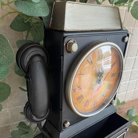 immagine-4-oem-cassetta-portachiavi-a-forma-di-telefono-e-orologio-retro-ean-4029811445820
