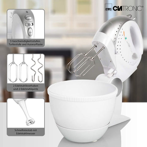 immagine-5-clatronic-sbattitore-mixer-con-ciotola-bianco-250w-ean-4006160617702