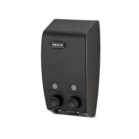 immagine-7-wenko-dispenser-sapone-con-2-scomparti-nero-450ml-ean-4008838319659